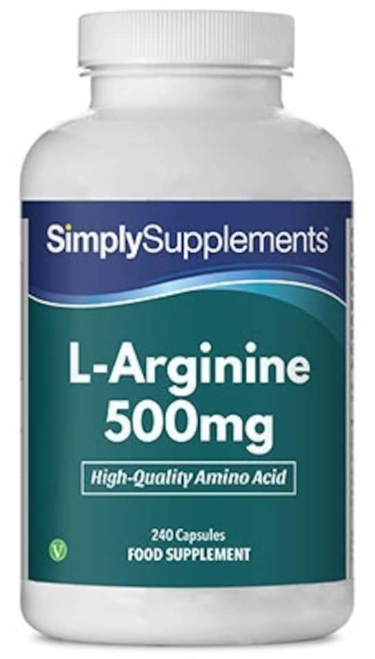 image 1 of L-Arginine 500mg - 240 Capsules