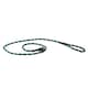 image 1 of Weatherbeeta Rope Leather Slip Dog Lead - Hunter Green/Brown - 1.8m