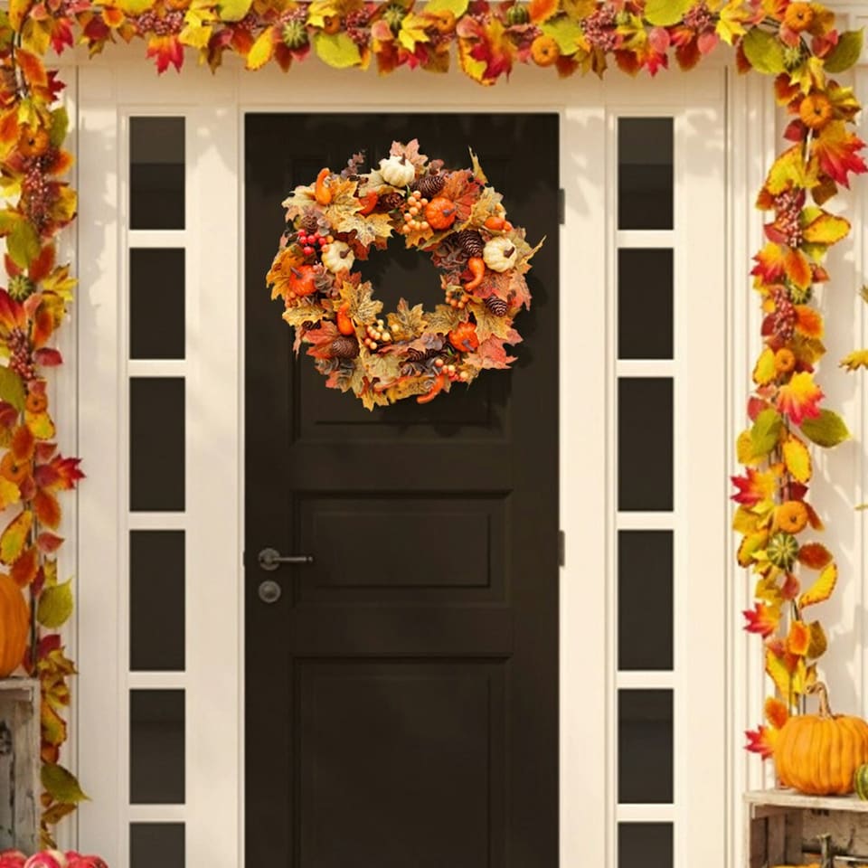 image 1 of Living and Home Artificial Garland Halloween Decor - 50 cm