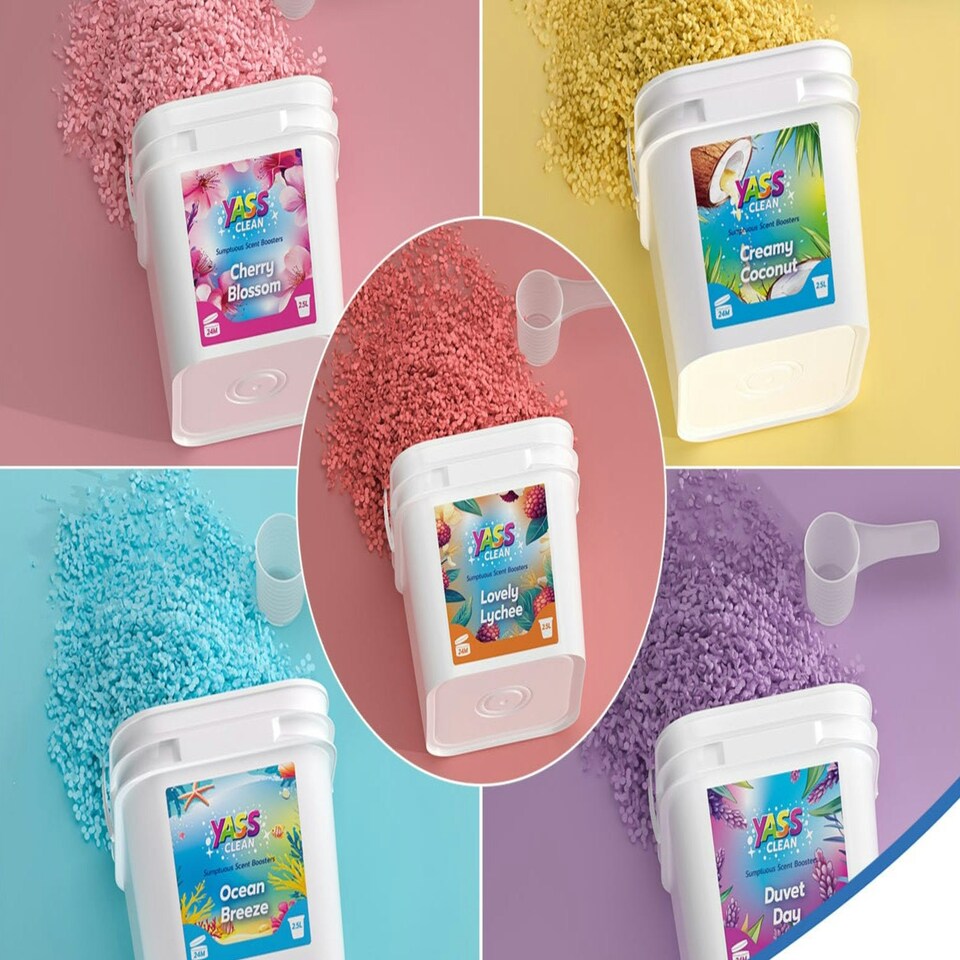 image 1 of Yass Clean Laundry Scent Boosters Sea Breeze Scented Washing Beads 2.5L 1.8KG