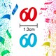 image 4 of 2 x 14g 60th Mix Happy Birthday Confetti