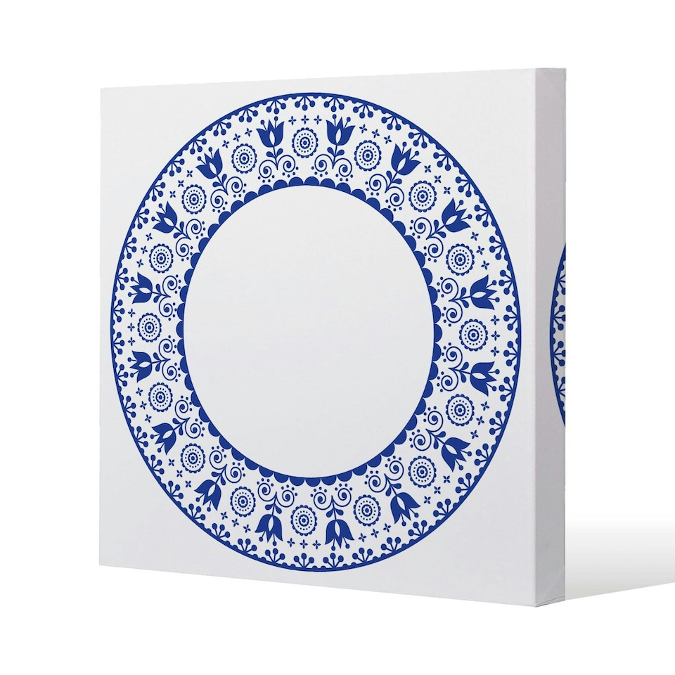 image 1 of Folk Art (Canvas Print) 127 x 127 x 4cm