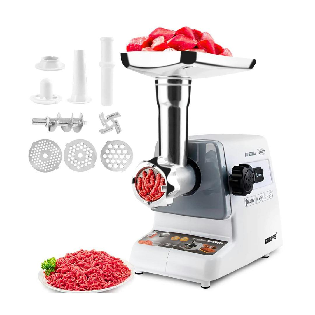 Geepas Electric Meat Grinder Mincer 1400W