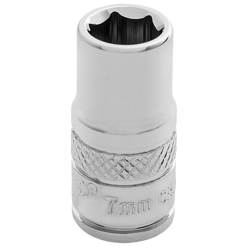 7Mm Hex Socket 1/4 Dr-Pckd - 32487