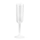 image 1 of Premier Stylz Clear Plastic Champagne Flutes 207ml - Pack of 4