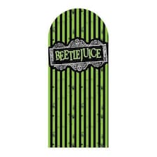 Beetlejuice 1988 Green Single Backdrop Cardboard Cutout 185cm