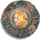 image 4 of Centurion Supports Fireology KALUYA Bronze Lavish Garden and Patio Gas Fire Pit with Eco-Stone Finish - Fully Assembled