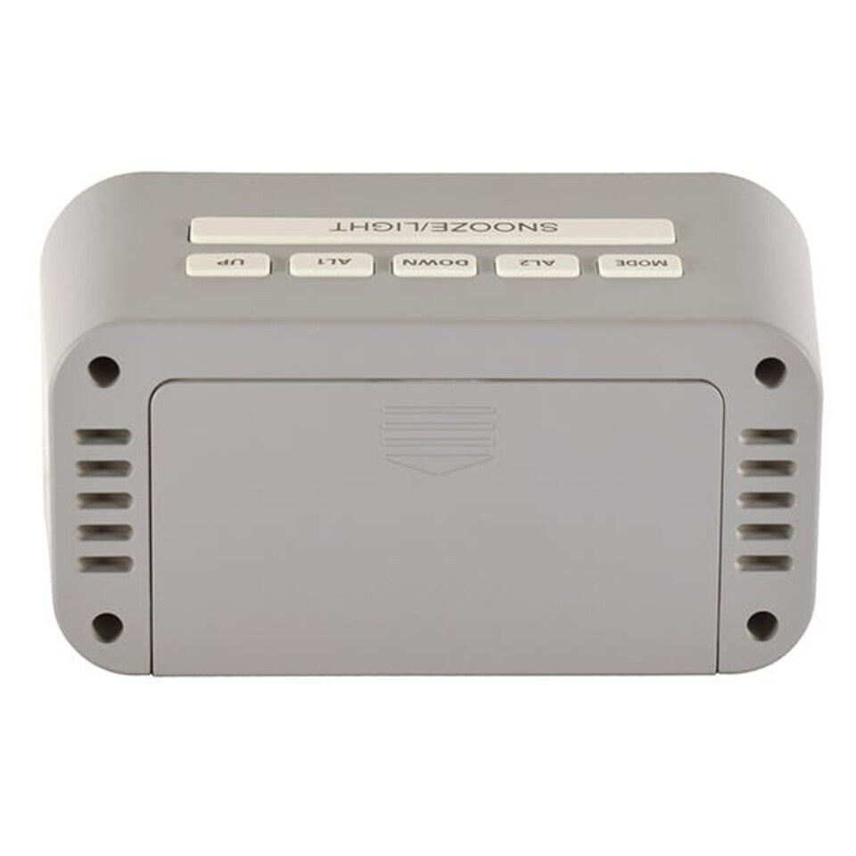 image 1 of Acctim Alta Alarm Clock Owl Grey