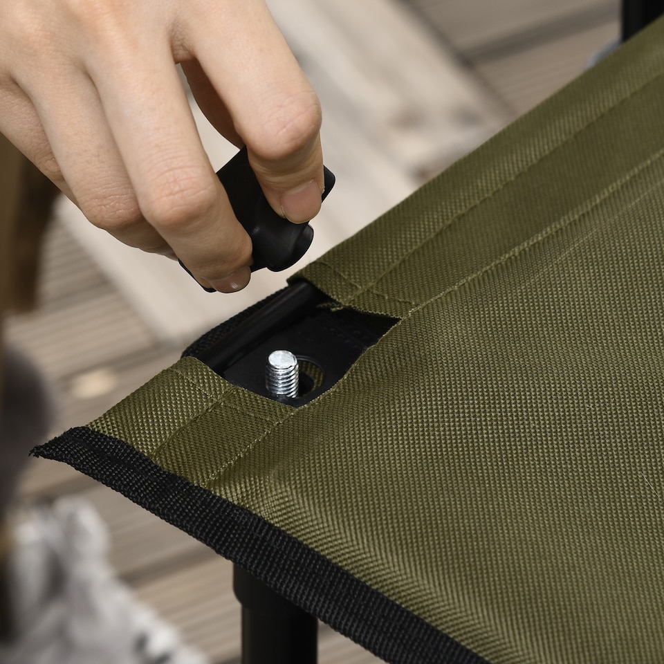 image 1 of Outsunny Folding Wagon Garden Cart Collapsible Camping Trolley for Outdoor