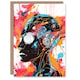 image 1 of Sci Fi Japanese Manga Futuristic Comic Book Style Birthday Card