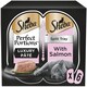image 1 of Sheba Perfect Portions Adult Wet Cat Food Trays Salmon in Pate 6 x 37.5g (Pack of 8)