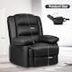 image 7 of Rattantree PU Leather Recliner Chair Manual Reclining Armchair
