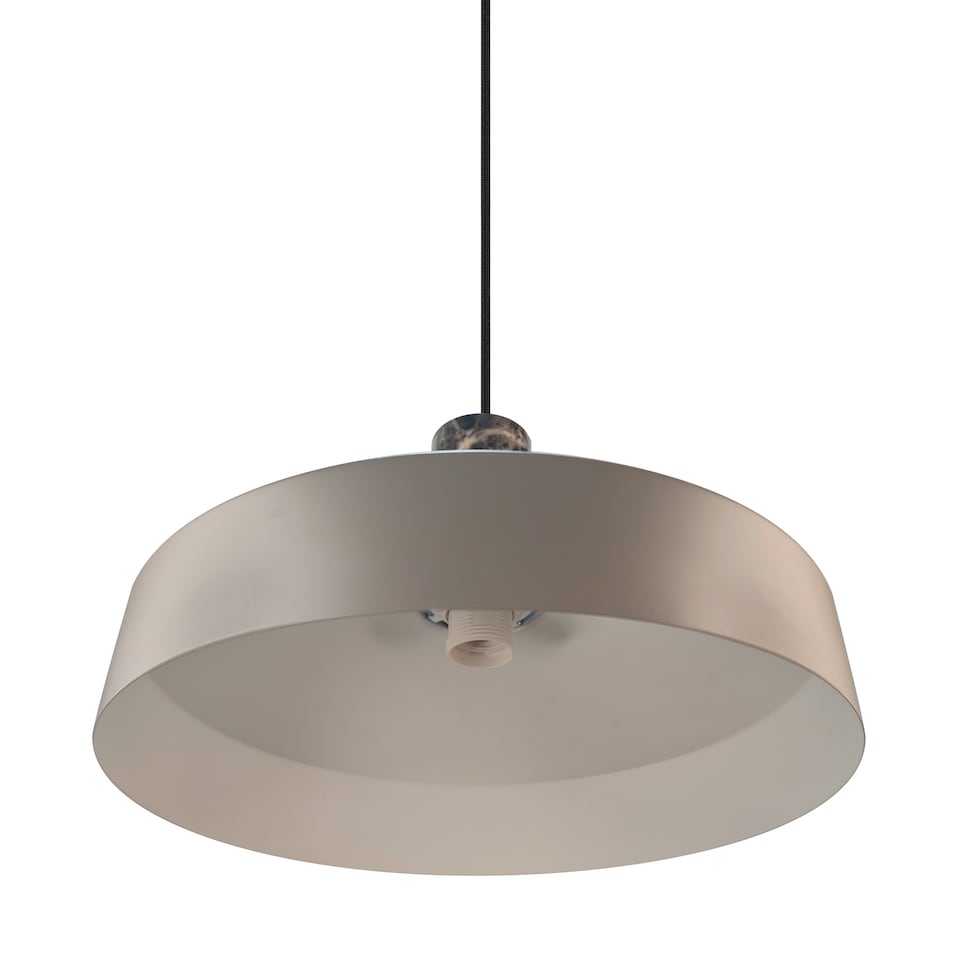 image 1 of Nordlux Elvas Indoor Pendant Light Brown Metal E27 Marble - Mains Powered, IP20