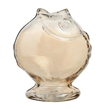 Hestia Glass Fish Vase - Round Shape