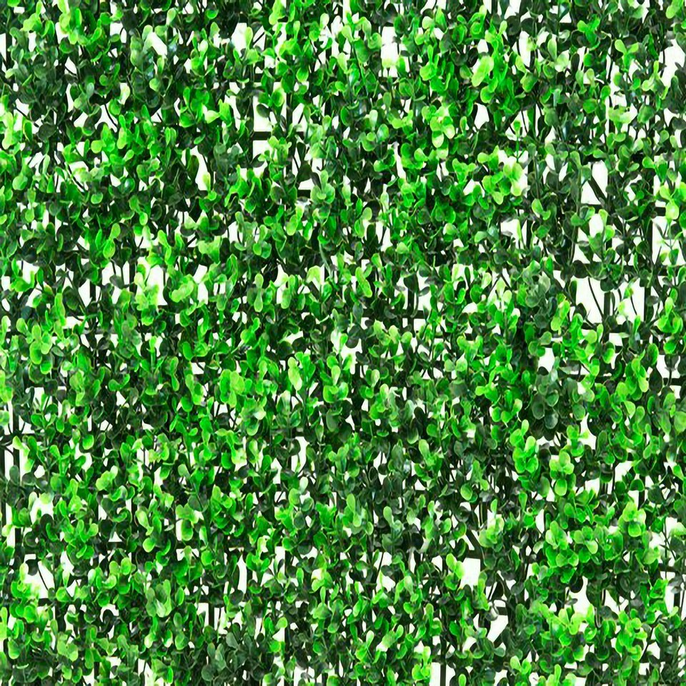 image 1 of Primrose Buxus Artificial Hedge Outdoor Patio Fence Panel 50cm x 50cm