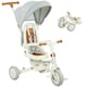 image 1 of AIYAPLAY 5 in 1 Foldable Kids Trike, Toddler Tricycle for 1-3 Years, Cream White