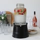 image 5 of Rink Drink Glass Drinks Dispensers with Tap & Black Bucket Stand - 6.5L - Pack of 2