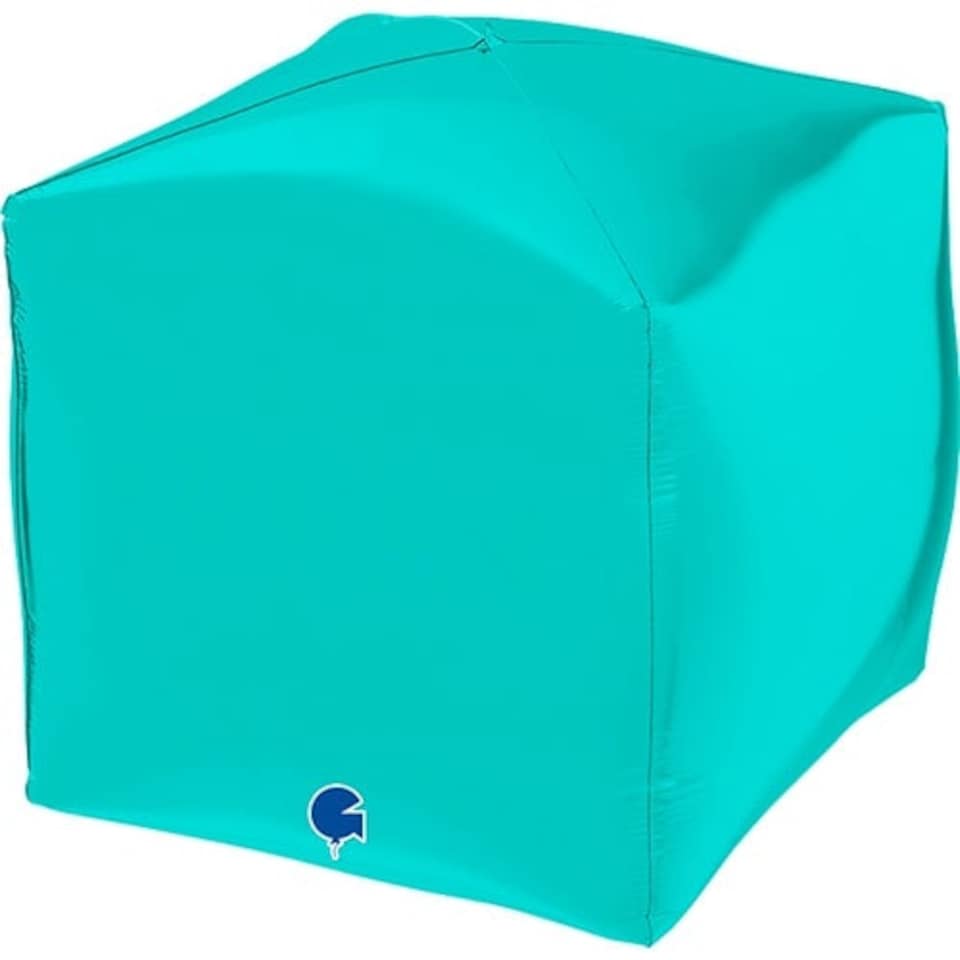 Tiffany Blue 4D Square Shape Foil Helium Balloon 38cm / 15 in