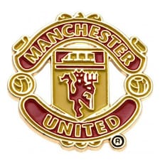 Manchester United FC Badge - Red - One Size