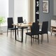 image 5 of Colorado Dining Table with 4 Emily Leather Chairs | Multi | 5