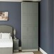 image 3 of Shaker Sage Green Double Wardrobe Single Rail Green