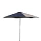 image 4 of Garden Parasol 2.7 Metre Patio Shade Rust Proof Aluminium Pole Crank Tilt | Black