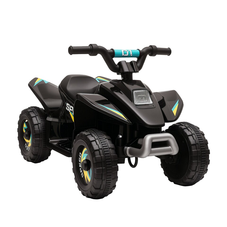 image 1 of HOMCOM 6V Kids Electric Ride on Car for 18-36 Months Toddlers Black