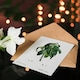 image 4 of Pierre-Joseph Redouté Art Card Spurge Laurel Vintage Botanical