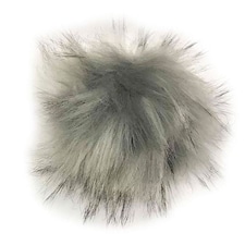Woof Wear Attachable Pom-Pom Silver | Colour: Silver
Size: Large