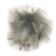 image 1 of Woof Wear Attachable Pom-Pom Silver | Colour: Silver
Size: Large