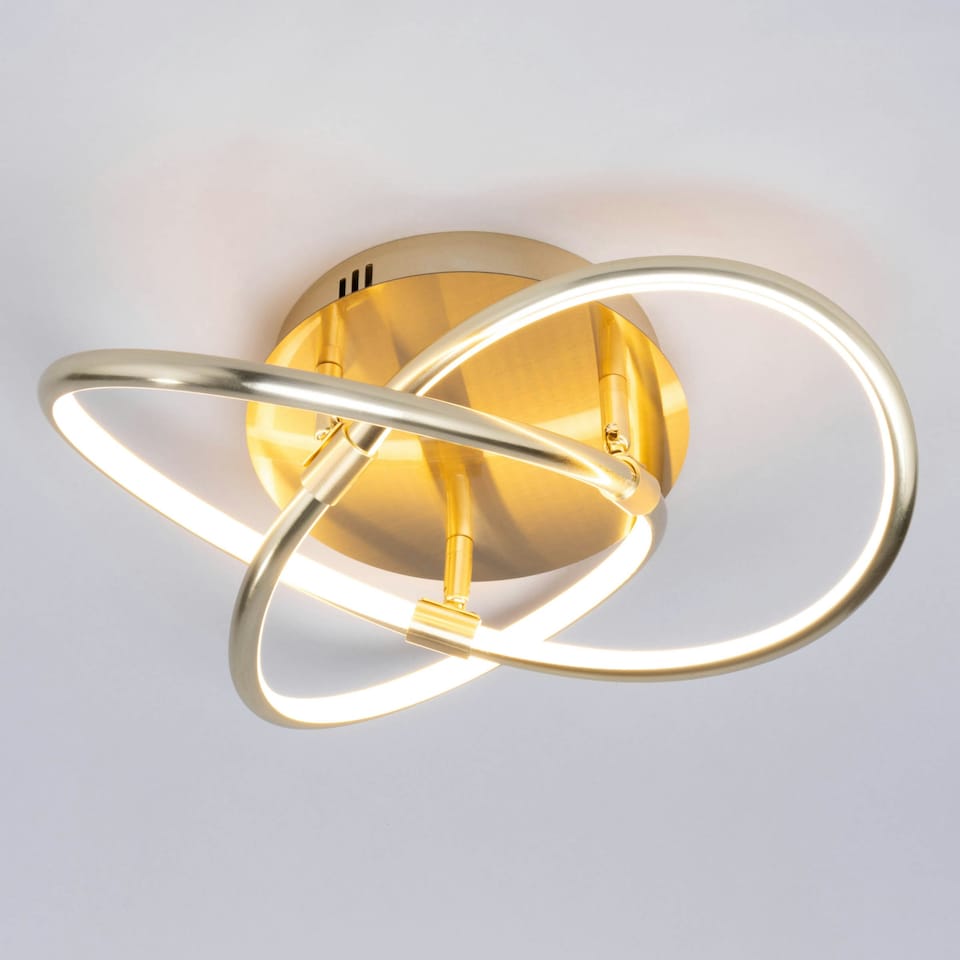 image 1 of BHS Eero LED Ceiling Light | Gold | Satin Brass | 1