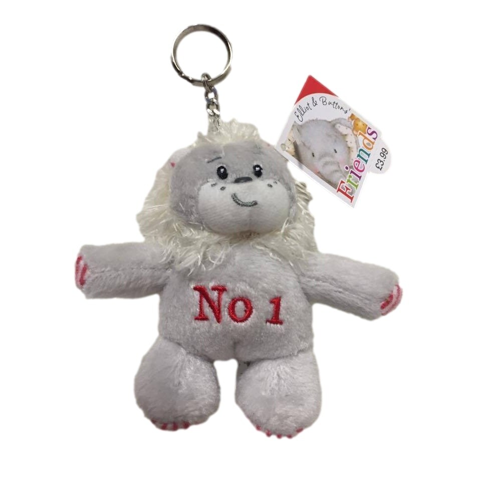 image 1 of No 1 Lloyd Lion Keyring
