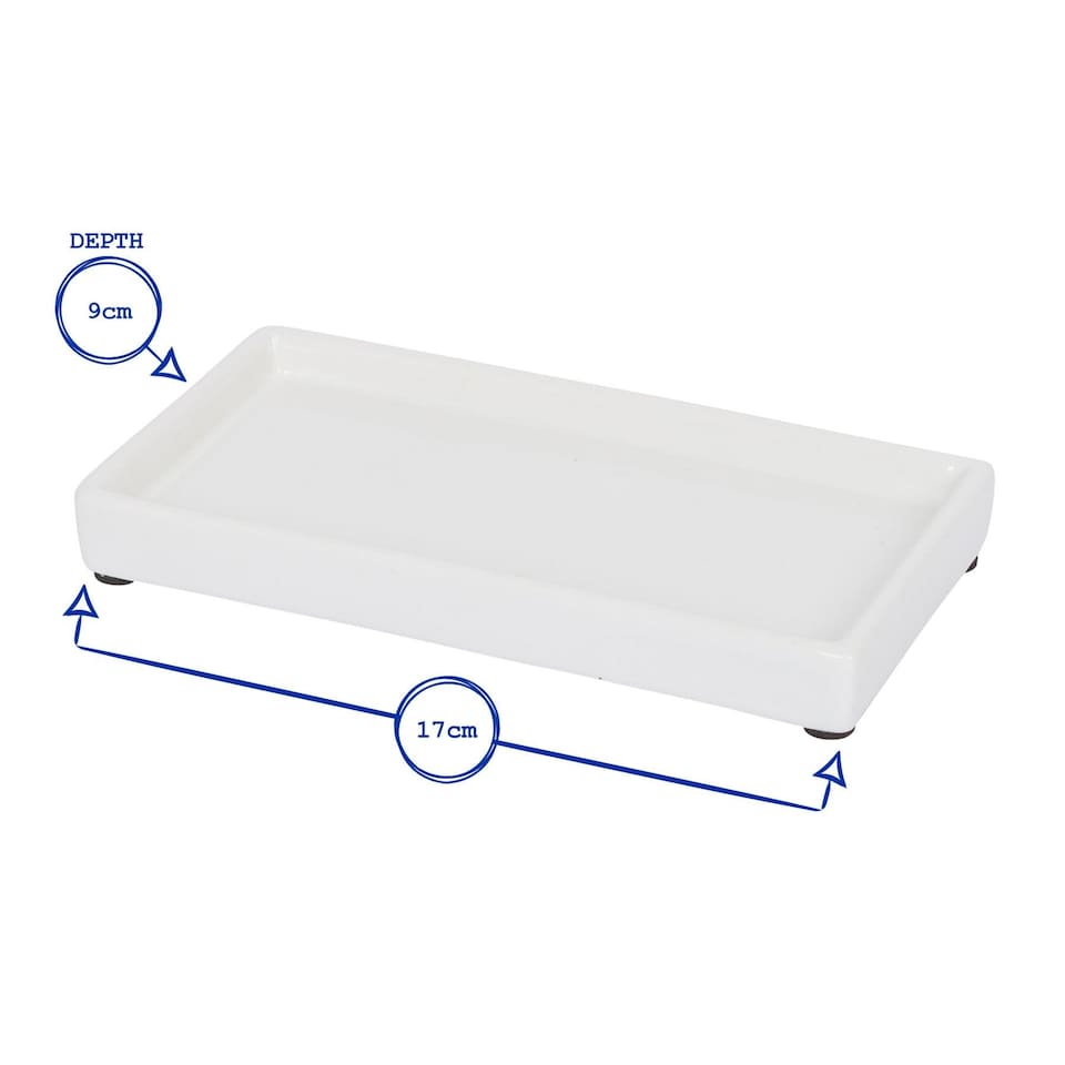 image 1 of Harbour Housewares 2pc Glass Soap Dispenser Set with Ceramic Tray & Labels - 500ml - Amber/White