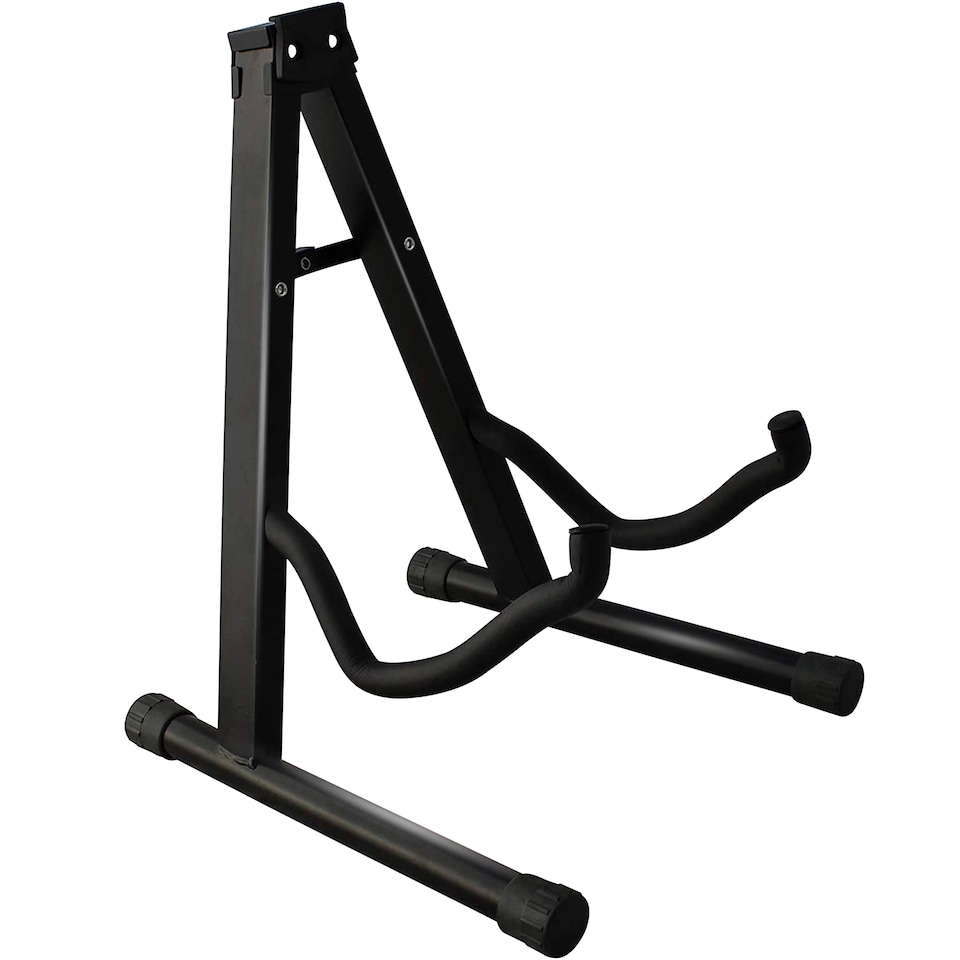 FOLDING GUITAR STAND FOLDABLE A-FRAME MUSIC FLOOR ELECTRIC ACOUSTIC BASS
