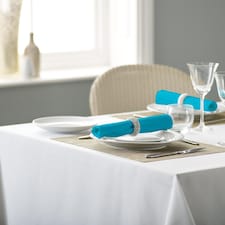 Polyester Plain Napkin - 51 x 51cm | Blue | Wedgewood | One Size
