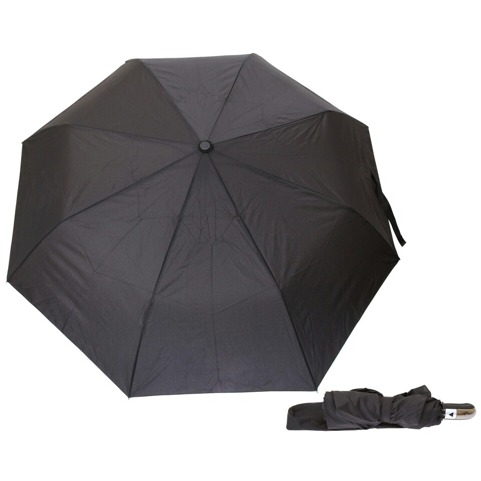 image 1 of Mens Automatic Opening Walking Umbrella - Black - See Description
