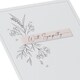 image 3 of Floral Outline Design Sympathy Card