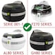 image 2 of SPARES2GO Mixing Blade Paddle Stirring Arm & Seal Compatible with Tefal SERIE 001-1 Fits Actifry Health Fryer