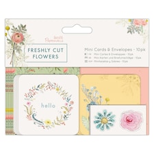 Mini Cards & Envelopes (10pk) - Freshly Cut Flowers - PMA 165125 N/A | One Size