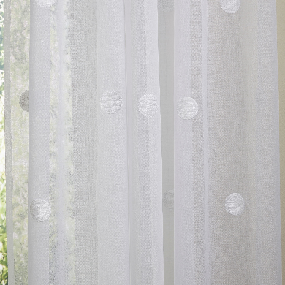 image 1 of Appletree Zara Voile Panel White