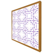 Purple brilliant boho (Picture Frame) Brown | Oak | XS