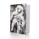 image 2 of Greeting Card Astronaut Space Walk Black Gold Grunge Design Birthday
