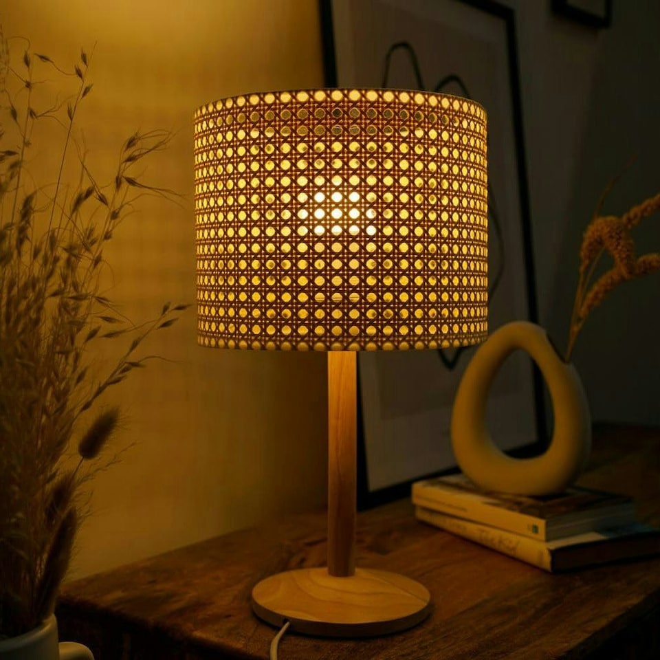 image 1 of ValueLights Reni Natural Ceiling Pendant Shade Small