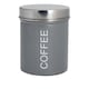 image 1 of Harbour Housewares Round Metal Kitchen Sugar Canister - Grey