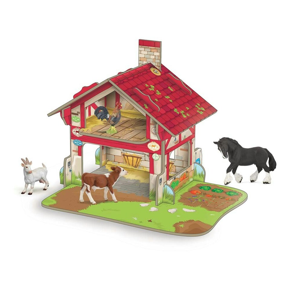 image 1 of PAPO Mini Papo Mini Farm Mini Toy Playset