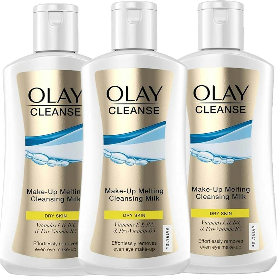 image 1 of Olay Make-Up Melting Cleansing Milk 200ml Pack of 3