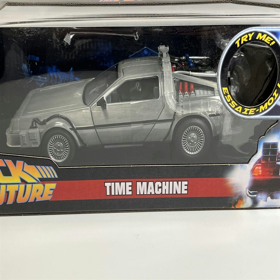 image 1 of Back to the Future Time Machine Working Lights 1:24 Scale Jada 253255038
