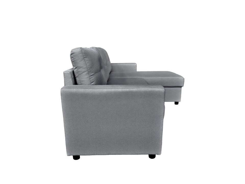 image 1 of The Savona 3 Seater Storage Sofa in Grey or Silver | Silver | One Size