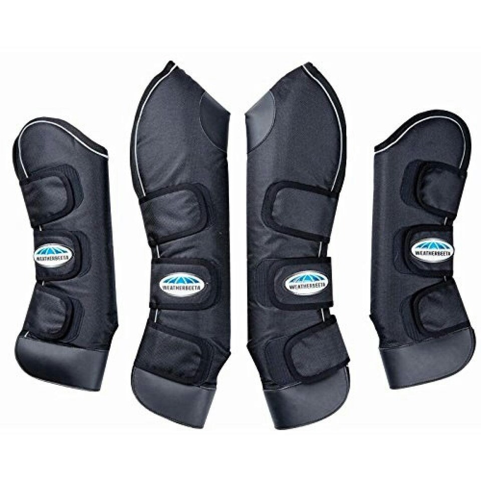 Weatherbeeta Deluxe Travel Boots - Black - Cob