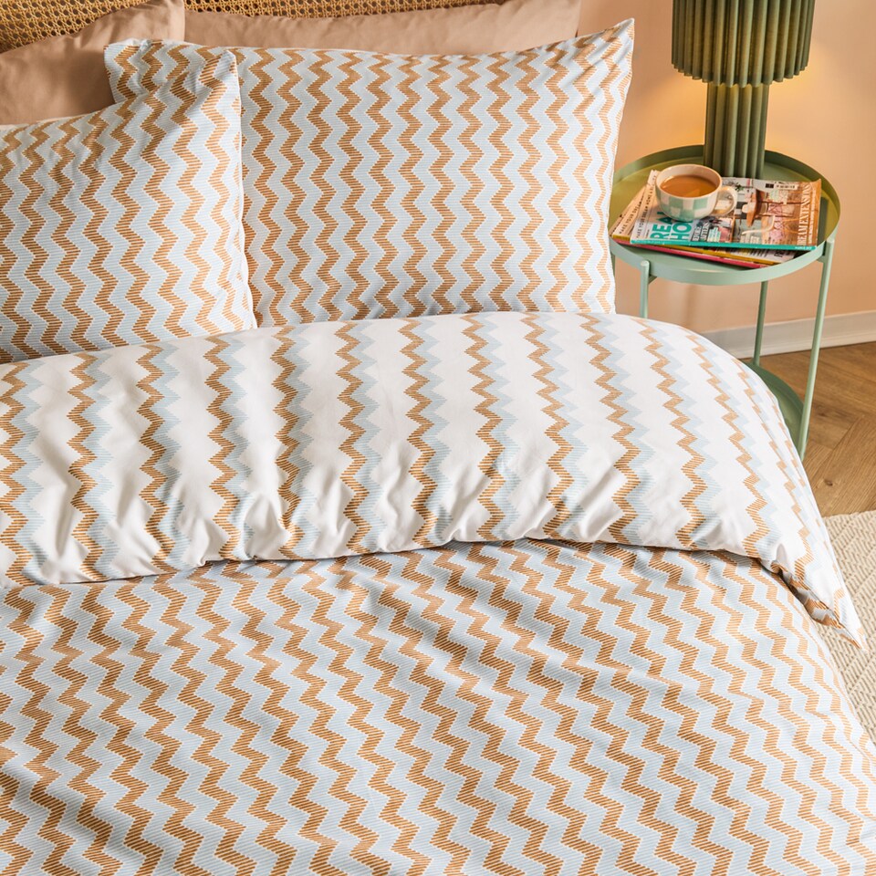 image 1 of Duvet Day Izzie Reversible Soft Touch Duvet Set, Single, Blue | Blue | Blue | Single